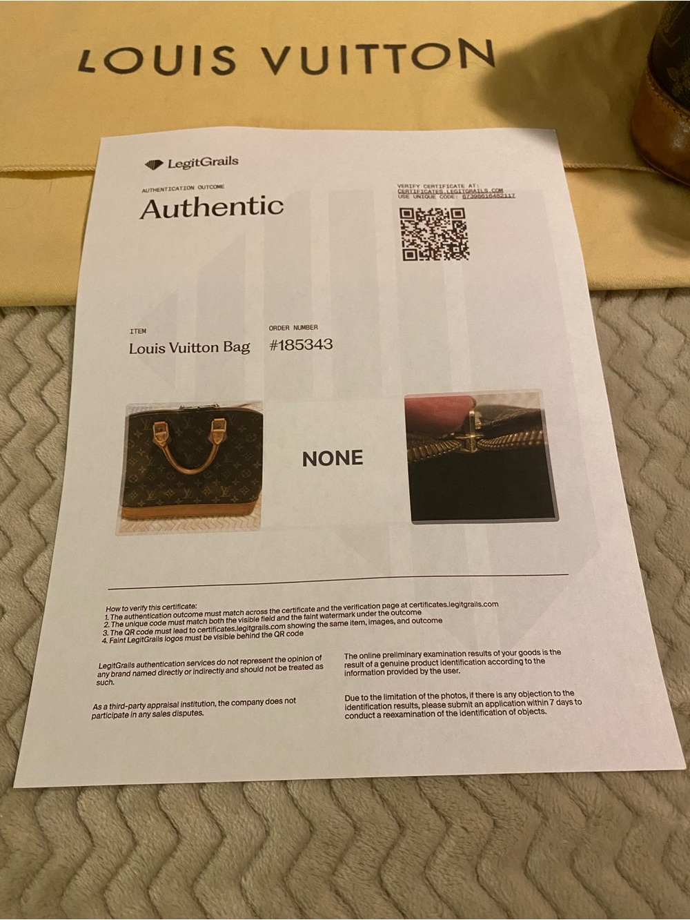 Louis Vuitton Monogram Top-Handle Alma Bag in Brown and Tan - Picture 2 of 10